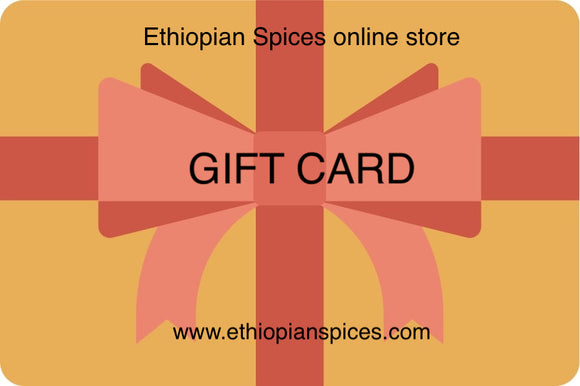 Ethiopianspices.com Gift Card