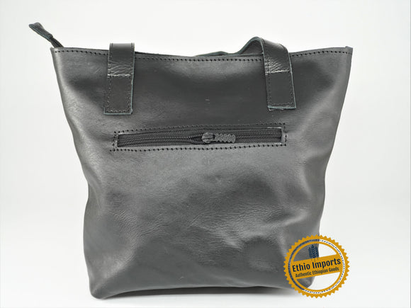 Black shoulder medium bag
